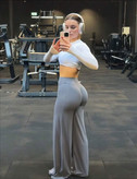 شلوار بگ / لگ بگ پشت چین فلامنت وارداتی برند Lululemon