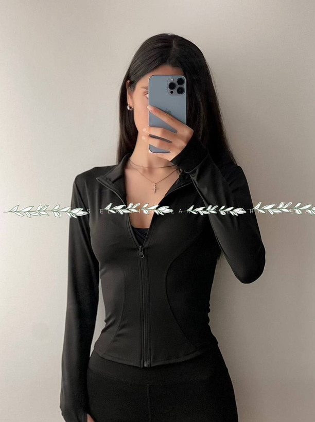 سویشرت فلامنت مشکی اسپندکس گرم بالا برند نانو